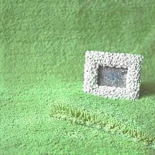 Пушистый ковер зеленый длинноворсовый Софт Шегги салатовый