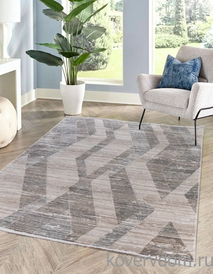 Ковер Leonidas B0762A L.Beige-White Ковер Leonidas B0762A L.Beige-White