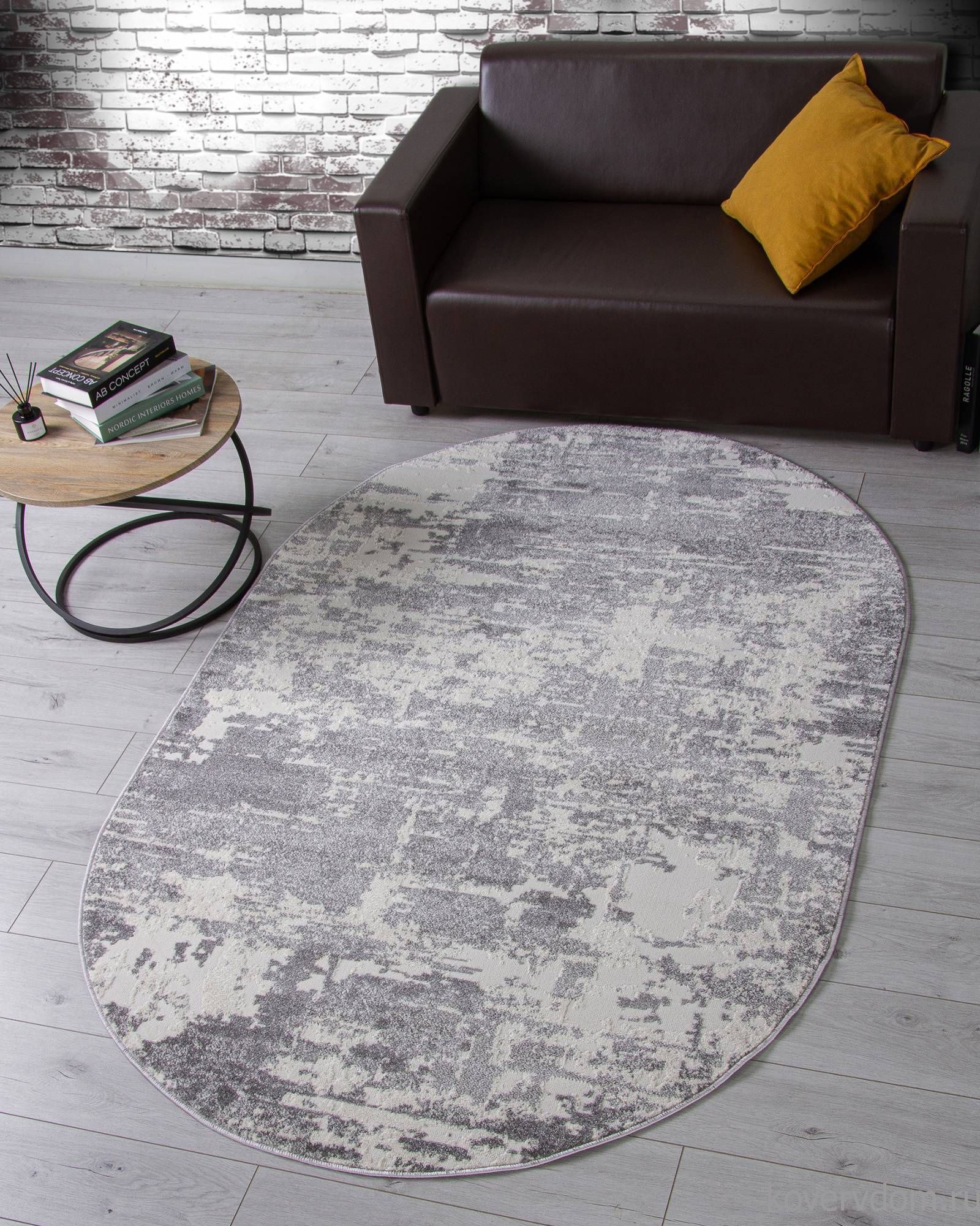 Ковер NATUREL F231 GRAY Овал