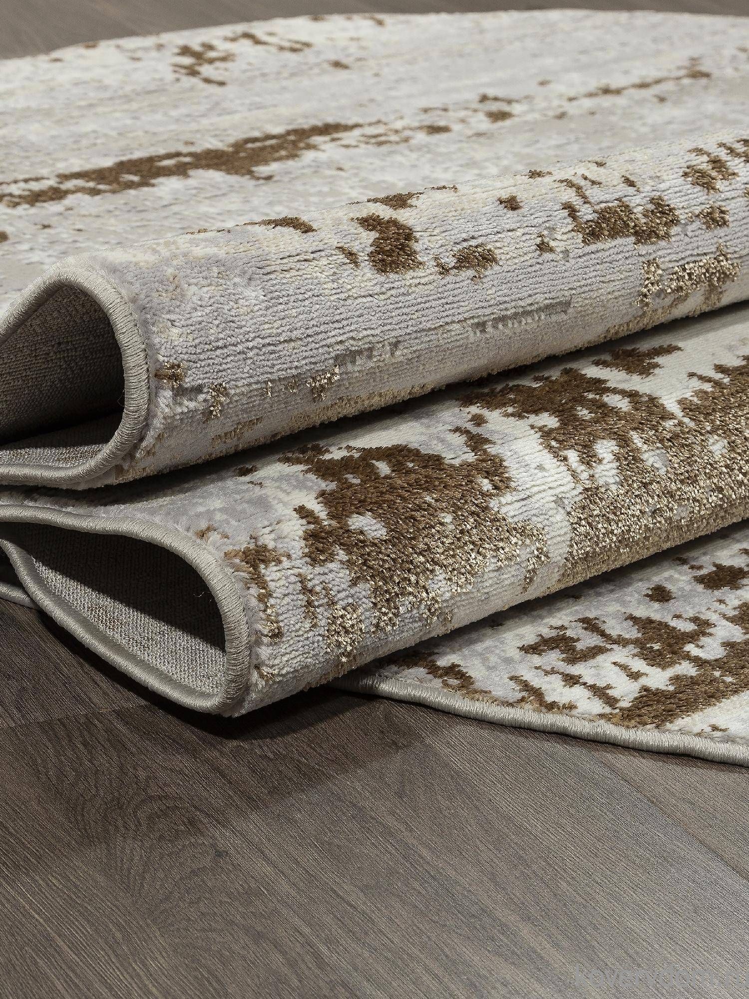 Ковер PALERMO F298 GRAY-GREEN Овал