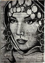 Пушистый ковер PICTURES PC 55 GRAY-BEIGE