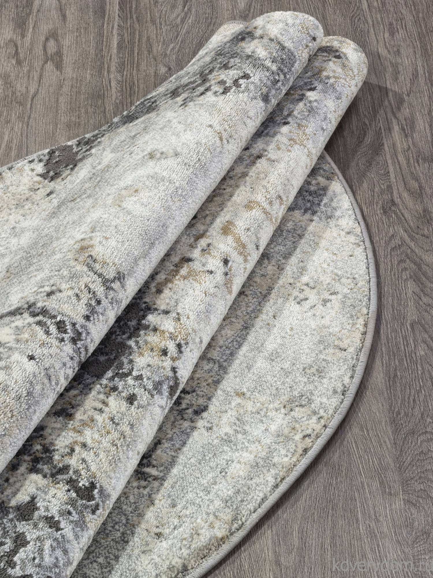 Ковер SERENITY D742 BEIGE-GRAY Круг