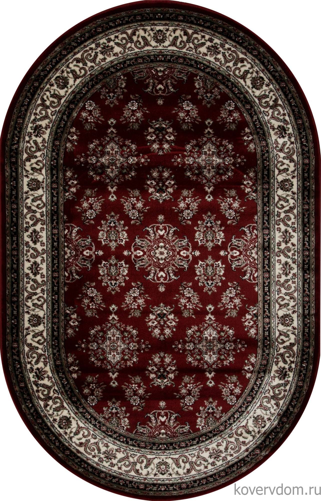 Ковер COLIZEY D064 RED Овал
