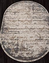 Винтажный ковер SIESTA M035A BONE / GRAY Овал