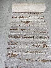 Круглый ковровая Дорожка PALERMO F298 GRAY-GREEN