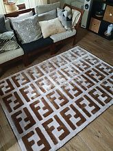 Ковер Creative Carpets - Hand Made ручной работы FENDI-V02V04 cream-beige