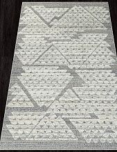 Ковер Шегги серый TUNIS 6800A WHITE / D.GRAY
