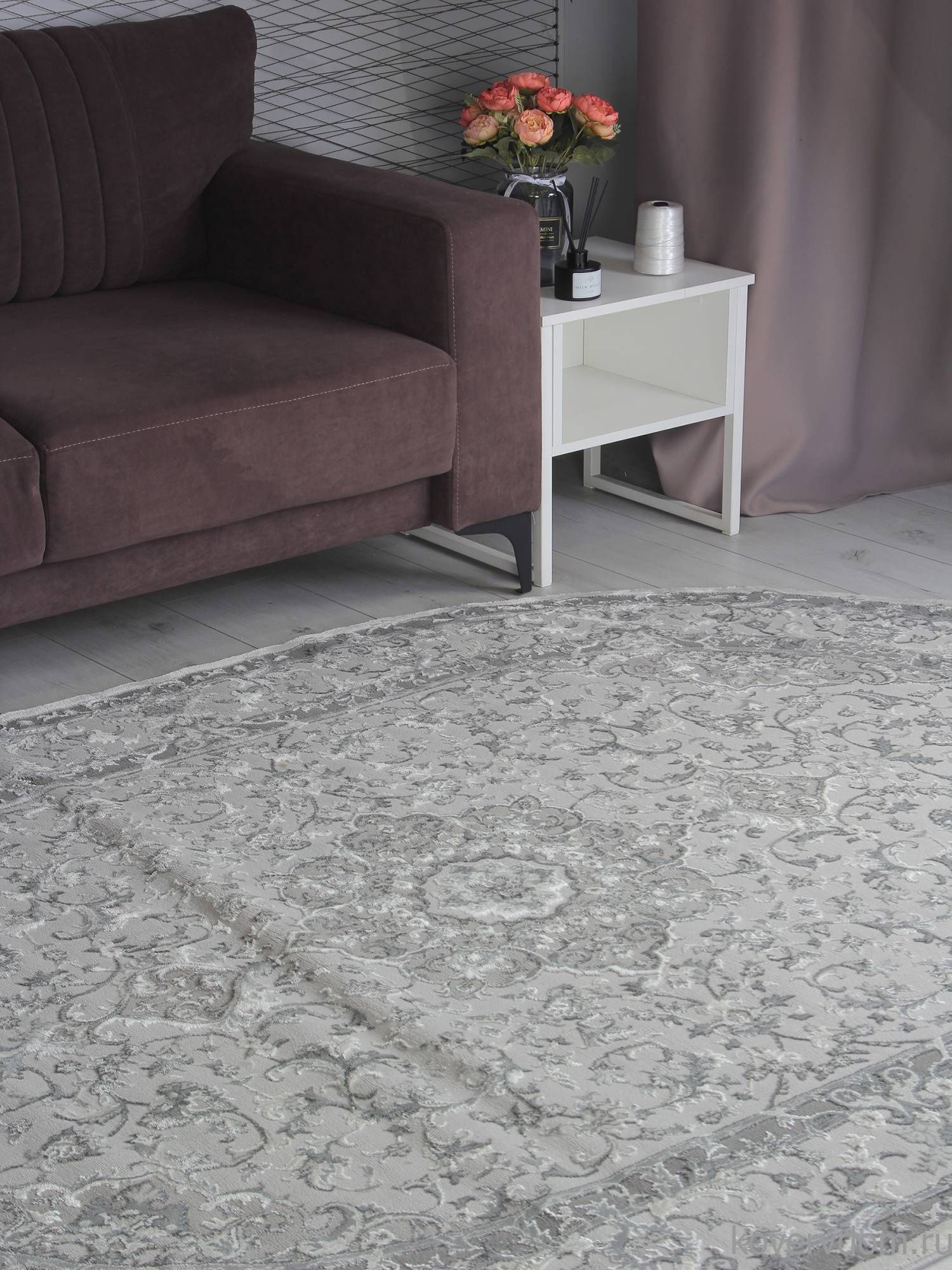 Ковер ARMINA GA075G GREY / GREY Овал