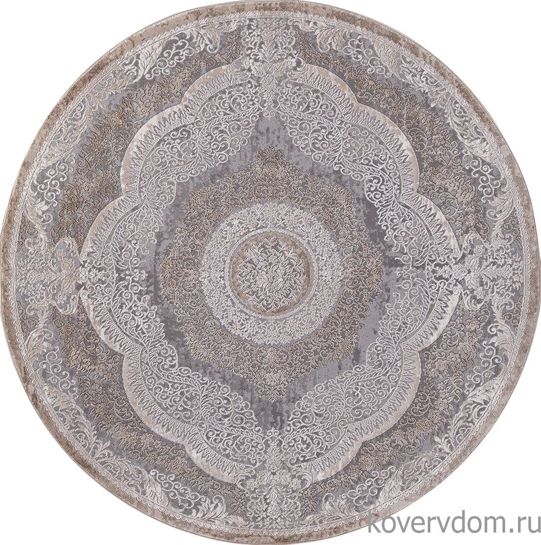 Ковер ARMINA 03880C GREY / BROWN Круг