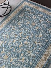 Однотонный ковер ZARINA M101B BLUE SHIRINK / BLUE SHIRINK