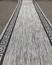 Ковровая дорожка циновка VEGAS S002 GRAY-BLACK