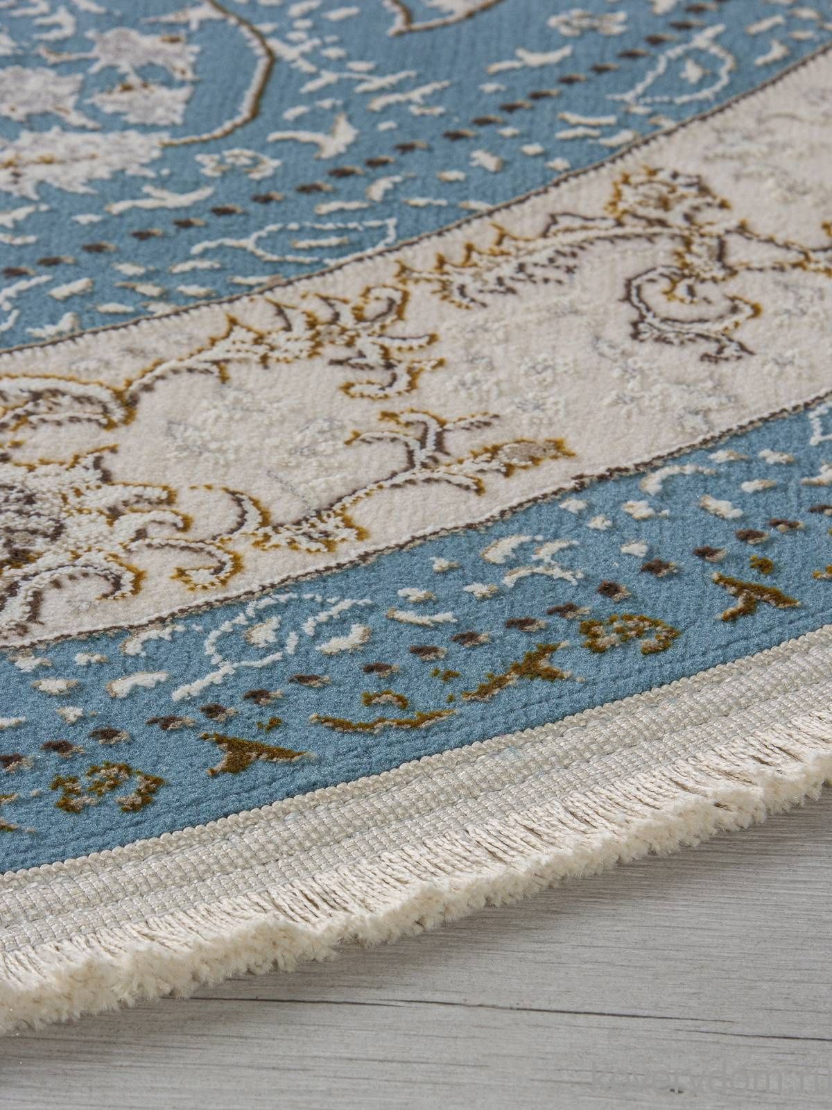 Ковер ZARINA M101B BLUE SHIRINK / BLUE SHIRINK Овал