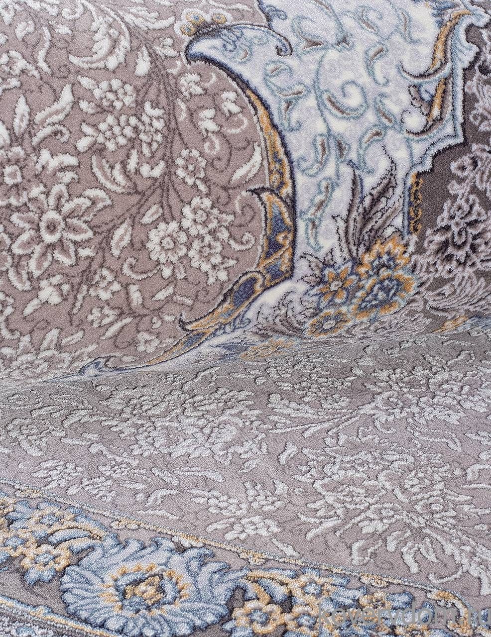 Ковер FARSI 1200 G252 LIGHT GRAY Овал