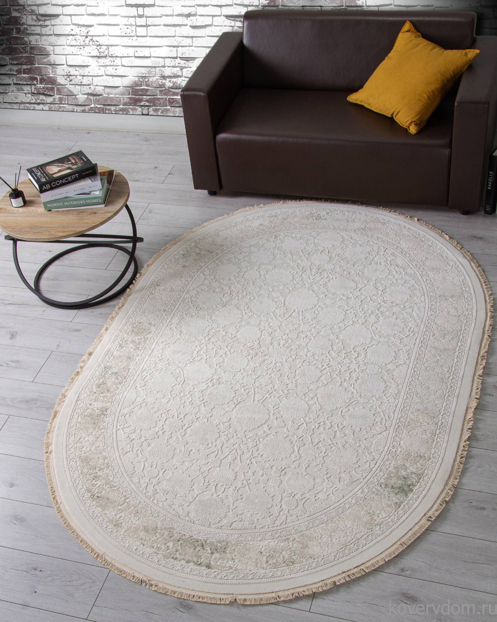 Ковер Jasmine 35897Y CREAM / CREAM Овал