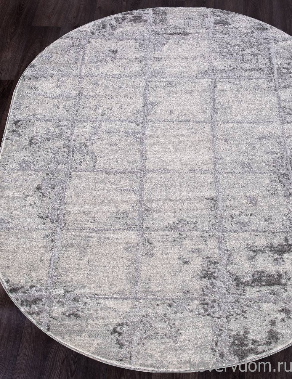 Ковер MARDAN 1301A COKEN D.GREY / K.GREY Овал